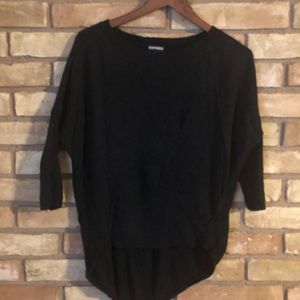 Slouchy Express Charcoal grey sweater